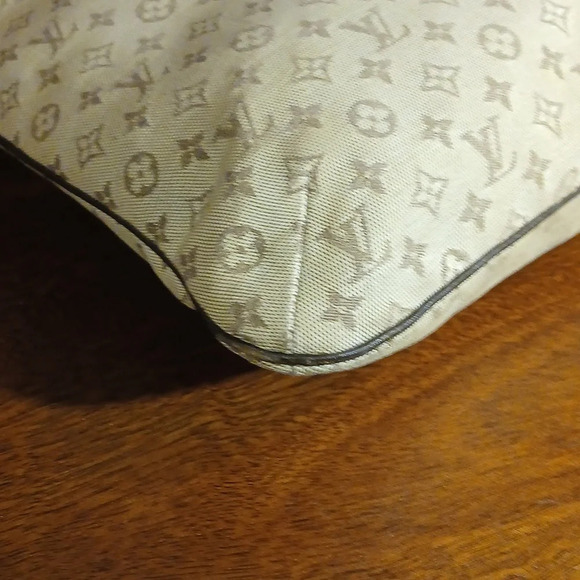 AUTHENTIC LOUIS VUITTON MONOGRAM CANVAS LEATHER BROWN AND TAN BAG - Picture 6 of 16